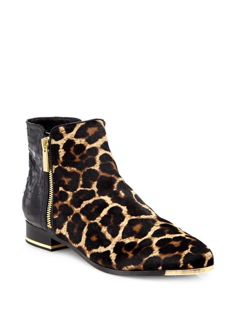 michael kors chelsea leopard booties|Michael Kors ankle boots dillard's.